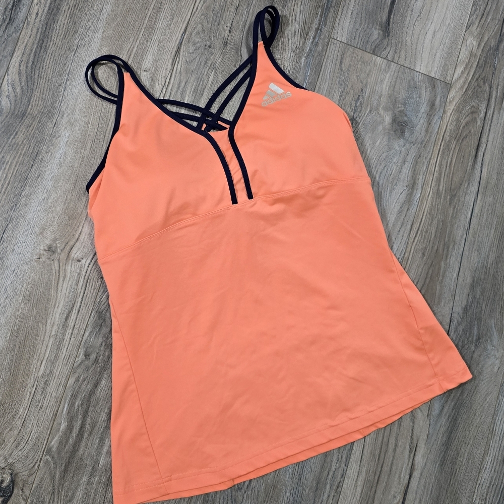 Adidas Peach Athletic Tank Top